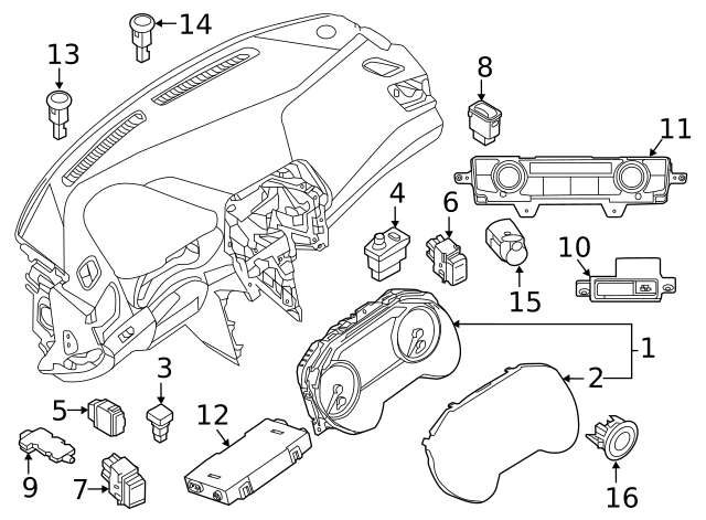 16-18 Amplifier - Nissan Maxima (28061-4RA0B) / #U205