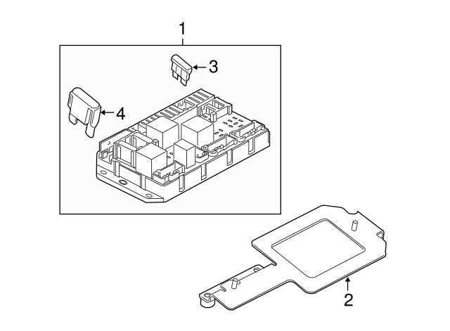 06-09 Fuse Box - Land-Rover HSE (YQE500090) / #B004