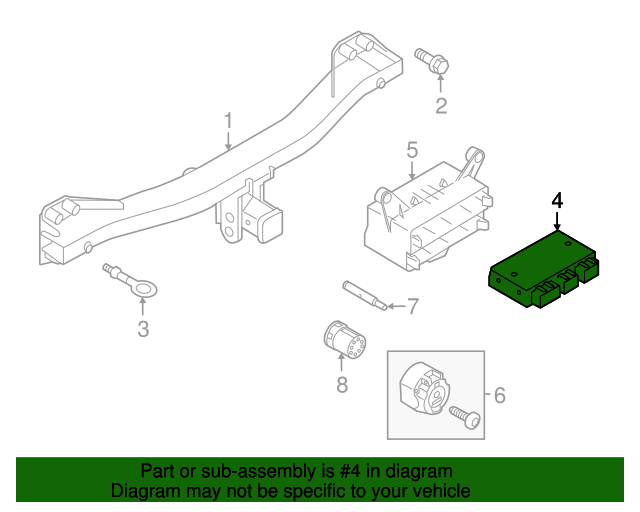 11-14 Trailer Brake Control - Volkswagen Touareg (7P0-907-383-F) / #B004