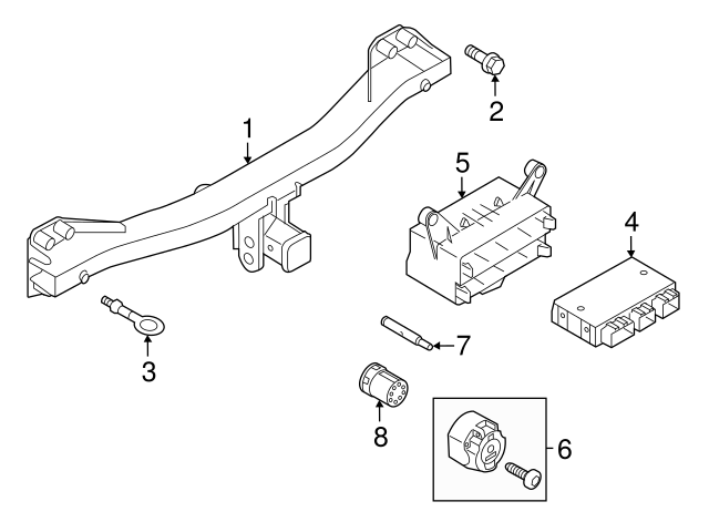 11-14 Trailer Brake Control - Volkswagen Touareg (7P0-907-383-F) / #B004