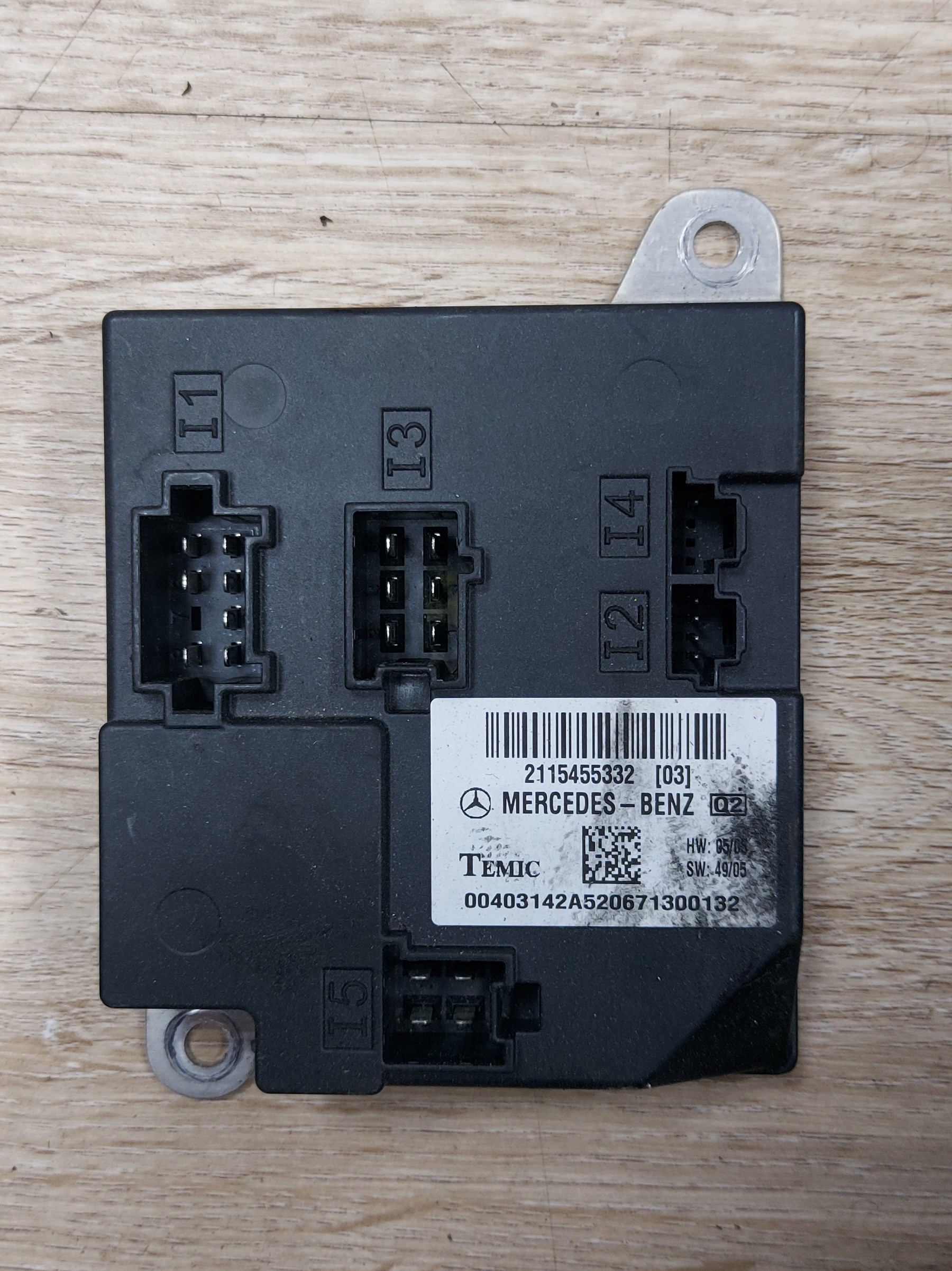 07-08 Control Unit - Mercedes-Benz CLS (2115455332) / #B004 