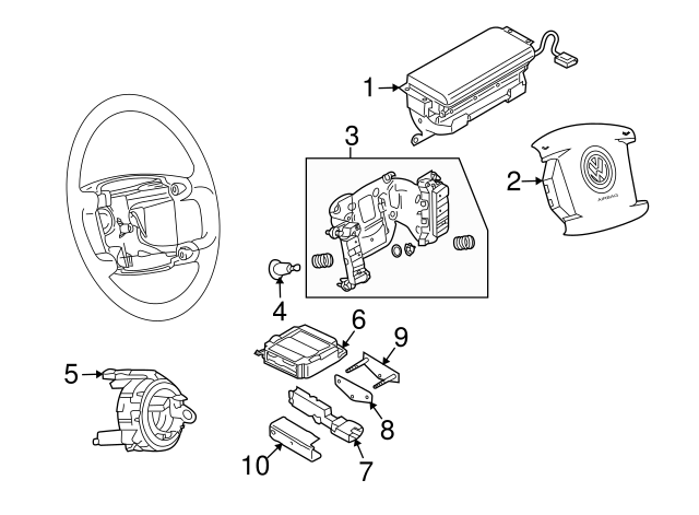 08-10 Module - PORSCHE CAYENNE (7L0-959-655-A-003) - #B002