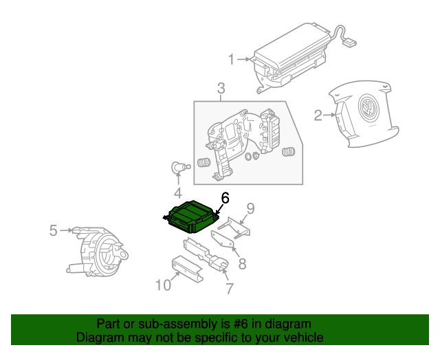 08-10 Module - PORSCHE CAYENNE (7L0-959-655-A-003) - #B002