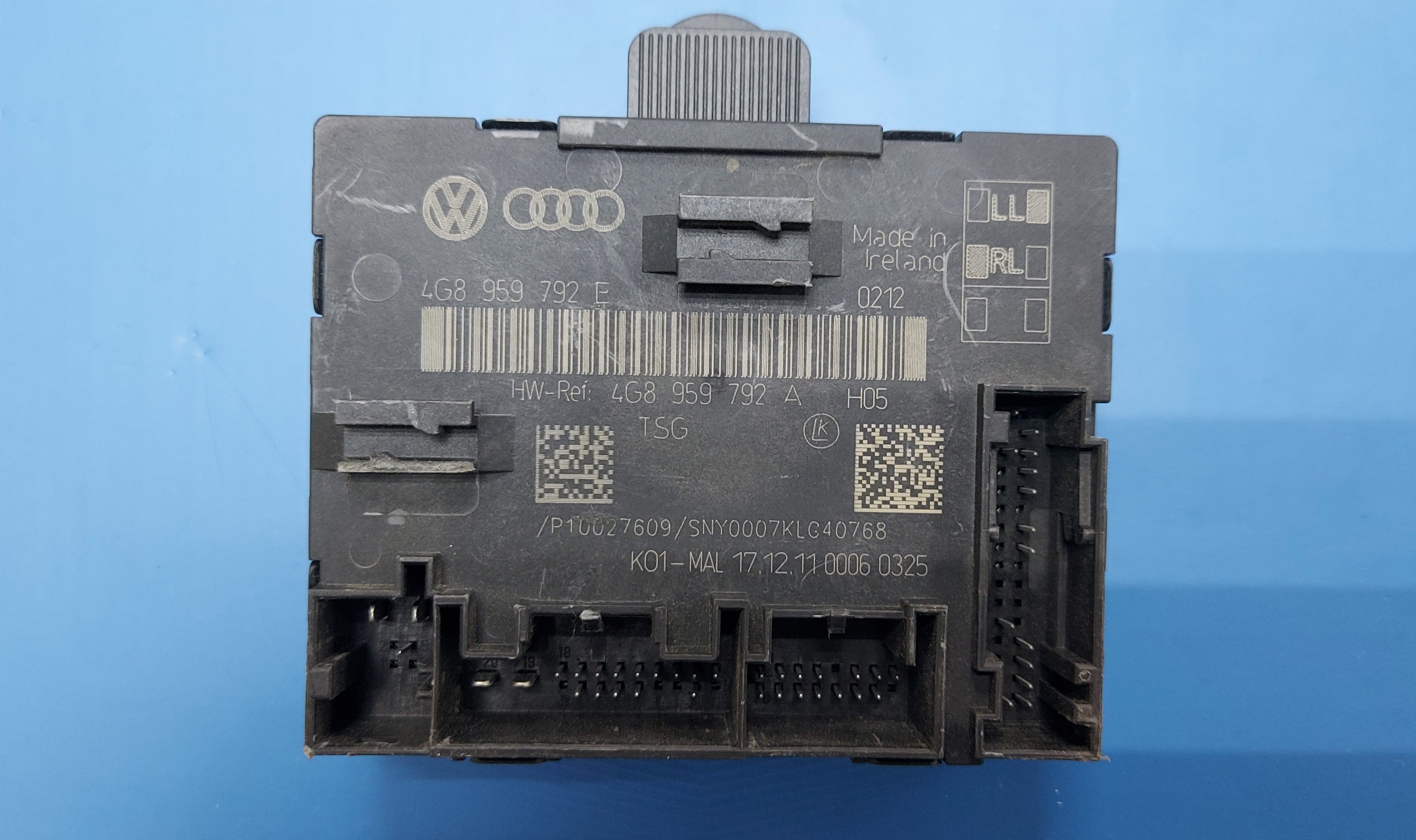 12-18 Fits Audi A6 A7 S6 S7 Front Right Door Control Module /#B004