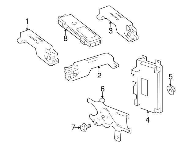 Control Module - Mercedes-Benz E / C (172-900-62-06) / #B003