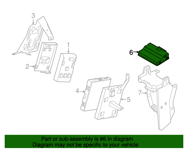 11-15 Control Module - Audi VW (4H0-907-063-CG-Z07) - #B004