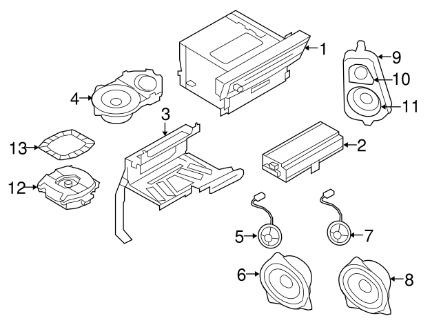 14-18 Receiver - BMW X5 4 Series (65-12-9-325-978) / #?