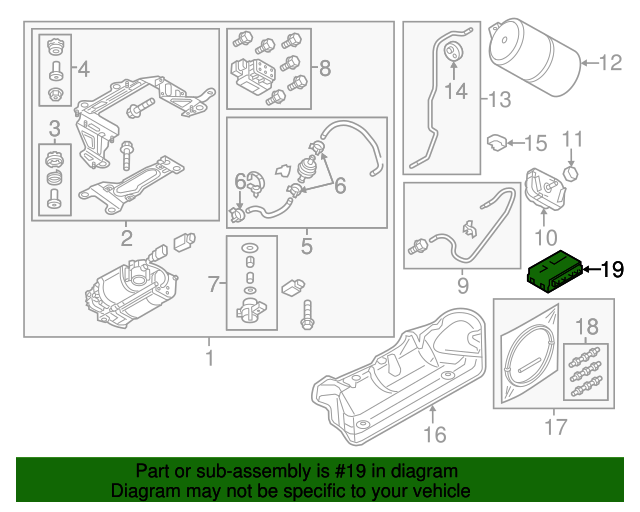 12-18 Control - Volkswagen A6 A7 A8 (4G0-907-553-G) / #?