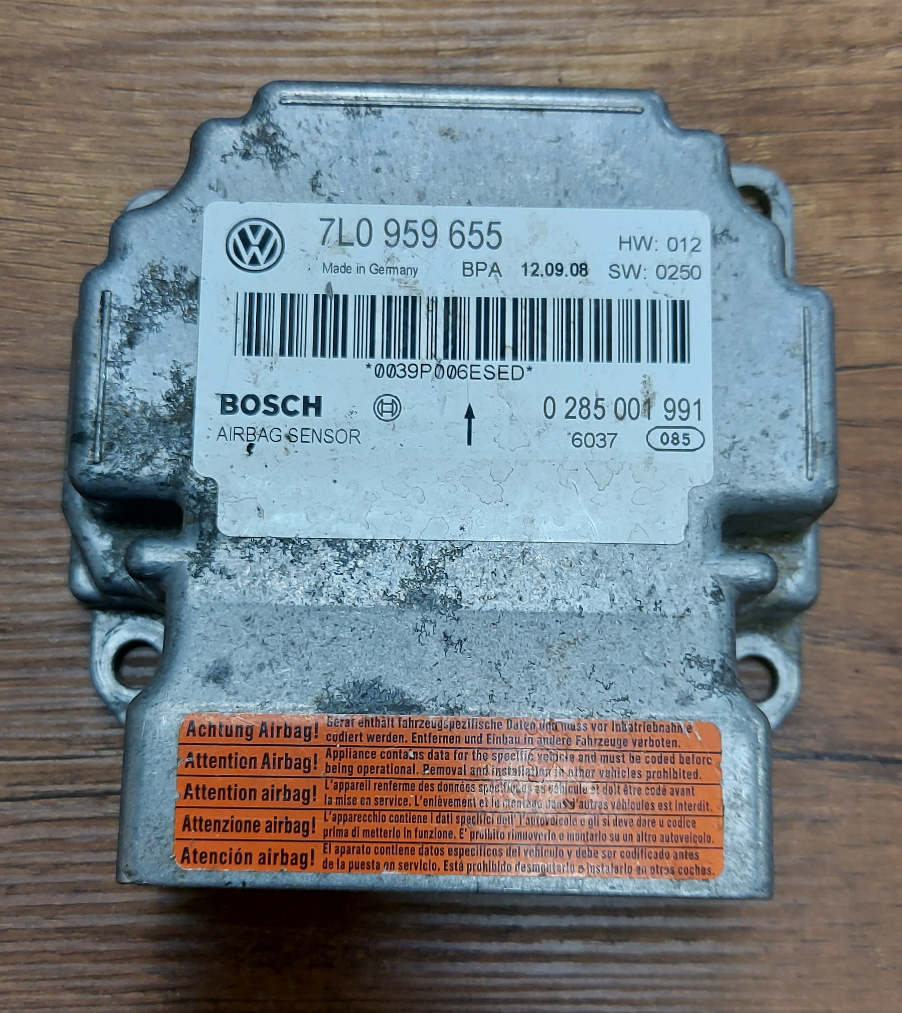 08-10 Module - PORSCHE CAYENNE (7L0-959-655-A-003) - #B002