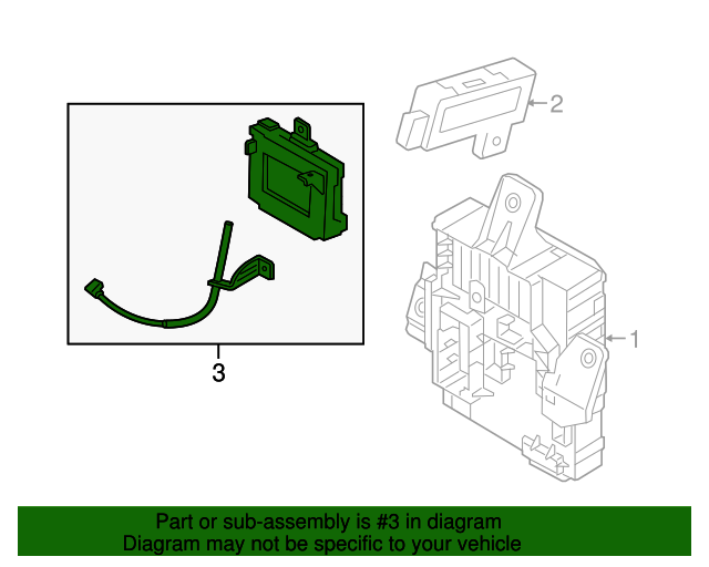 15-17 Body Control Module - Hyundai Sonata (95400-C2210) / #B004