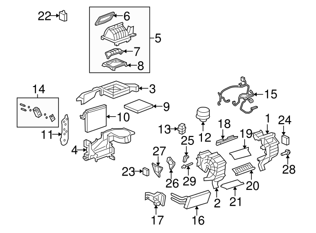 06-22 GM Heating and Air Conditioning Blower Control Module - GM (84178783) / #B004