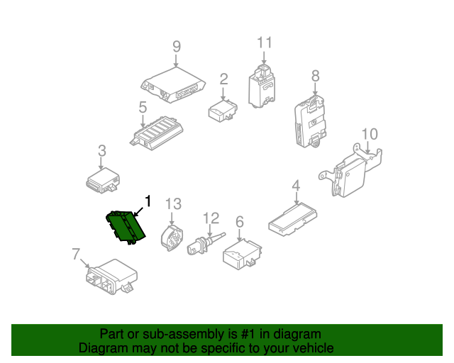 Control Module - Land-Rover (YWC000931) - #B002